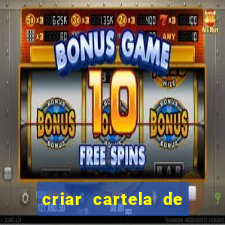 criar cartela de bingo no word